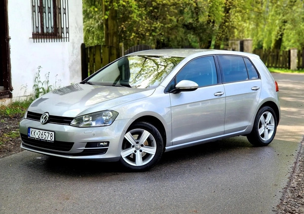 Volkswagen Golf cena 42800 przebieg: 158000, rok produkcji 2013 z Kraków małe 742